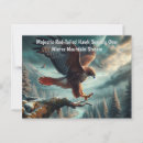 Recherche de rapace cartes postales Faucon à queue rouge