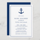 Search for anchor baby boy shower invitations Nautical
