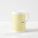 Recherche de pied poule tasses Monogramme