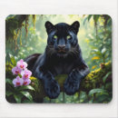 Search for black panther mousepads Feline
