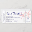 Search for starfish save the dates Beach