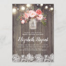 Search for lace bridal shower invitations Wood