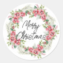 Search for poinsettia wreath stickers Floral