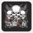 Search for motorcycle skull stickers Three