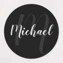 Recherche de bureau étiquettes Monogramme