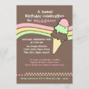 Search for ice cream cone invitations Children