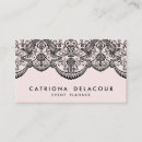 Recherche de noirs dentelle cartes visite Professionnel