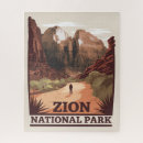 Search for zion national park puzzles Matching family tourist trip