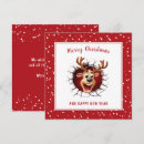 Recherche de funny reindeer christmas cards Rouge