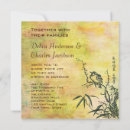 Recherche de oiseaux japonais invitations Vintage