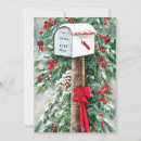 Search for mailbox christmas cards Red