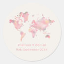 Search for shades of pink stickers Watercolor