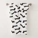 Search for dachshund bath towels Doxie