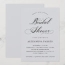 Search for fancy numbers bridal shower invitations Simple