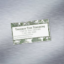 Search for tree trimming business cards Landscaper