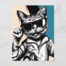 Search for cool cats postcards Retro