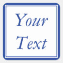 Recherche de bleu et blanc autocollants Étiquettes