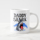 Search for daddy shark mugs Funny