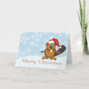 Search for beaver christmas cards Santa