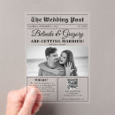 Search for fun square wedding invitations Modern