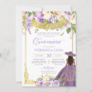 Search for lavender quinceanera invitations Watercolor