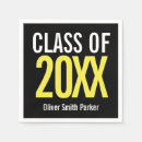 Search for yellow napkins Graduation party