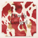 Search for cowhide coasters Cowboy