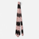 Search for sparkly black ties Rose gold
