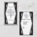 Recherche de funeral cartes visite Élégant