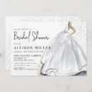 Search for dress bridal shower invitations Gown