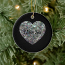 Search for sparkly ornaments Silver glitter