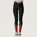 Recherche de femme du feu leggings Chaud
