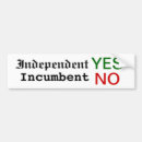 Search for independence bumper stickers Vote