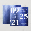 Search for blue metallic invitations Modern