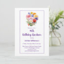 Search for luncheon birthday invitations Botanical