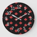 Recherche de feuille rouge horloges Canadien