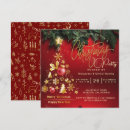 Search for golden christmas invitations Company christmas party