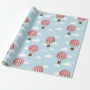 Search for hot air balloon wrapping paper Kids