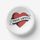 Search for valentines day paper bowls Love symbol