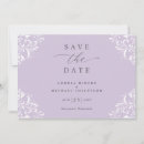 Search for lavender wedding save the dates Classy