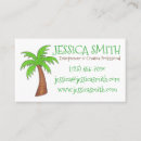 Search for palm tree business cards Nature