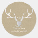 Search for antler wedding stickers Country