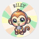 Search for kawaii monkey stickers Cartoon