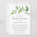 Search for rustic bridal luncheon invitations Greenery