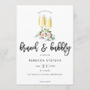 Recherche de brunch pétillant invitations Typographie