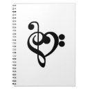 Search for music notebooks Black and white