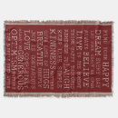 Search for word blankets Red