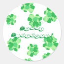Search for shades of green stickers Shamrock