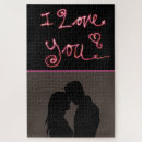 Search for i heart puzzles Black