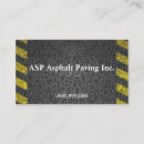 Search for asphalt paving business cards Construction
